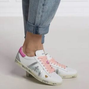 Premiata Andy low-top leather sneakers